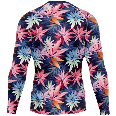 Chokefish™ Long Sleeve Rashguard Cannabis Men's Shirt-001